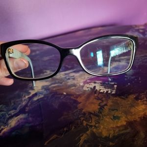 Tiffany and company eyeglasses black and babyblue